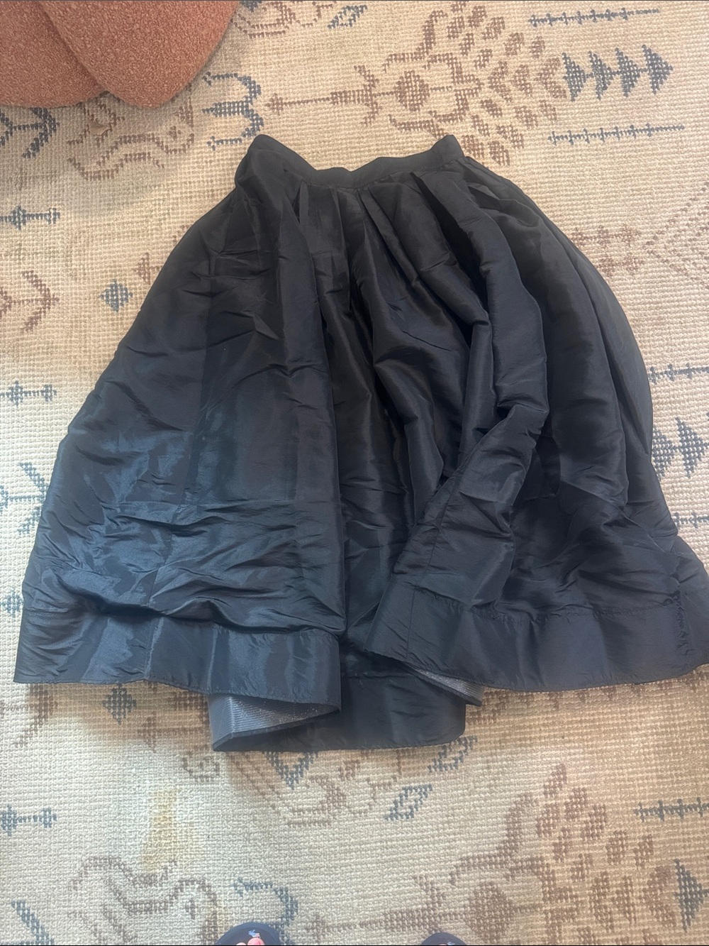 NWT Free People Black Full Circle Skirt